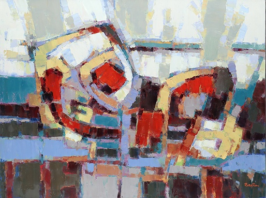 Breton abstract painting